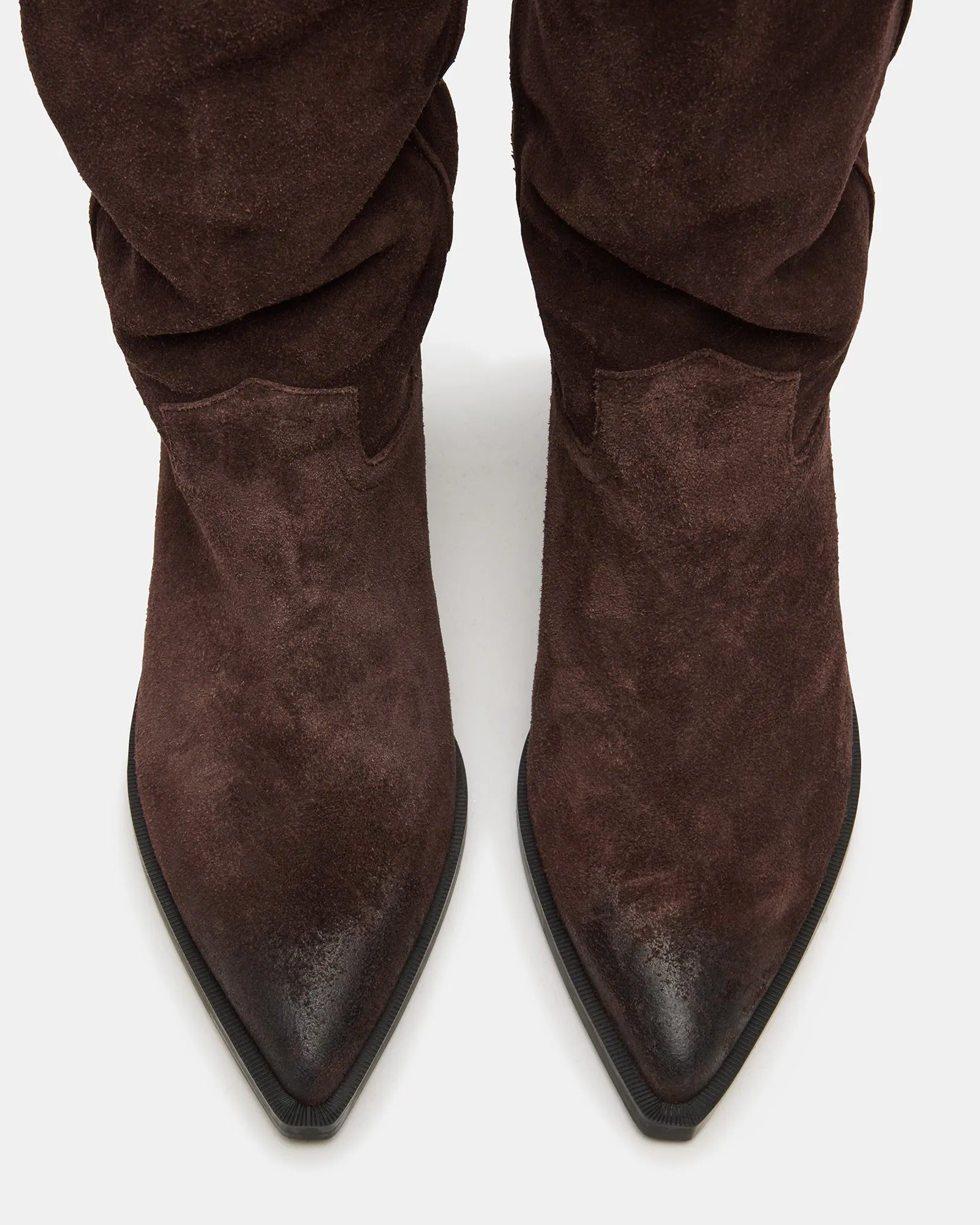 STETSON BROWN SUEDE