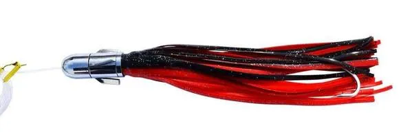 Super 6 Pack of Rigged Saltwater Spinner Head Fishing Lures
