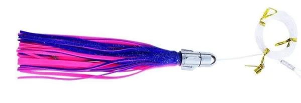 Super 6 Pack of Rigged Saltwater Spinner Head Fishing Lures