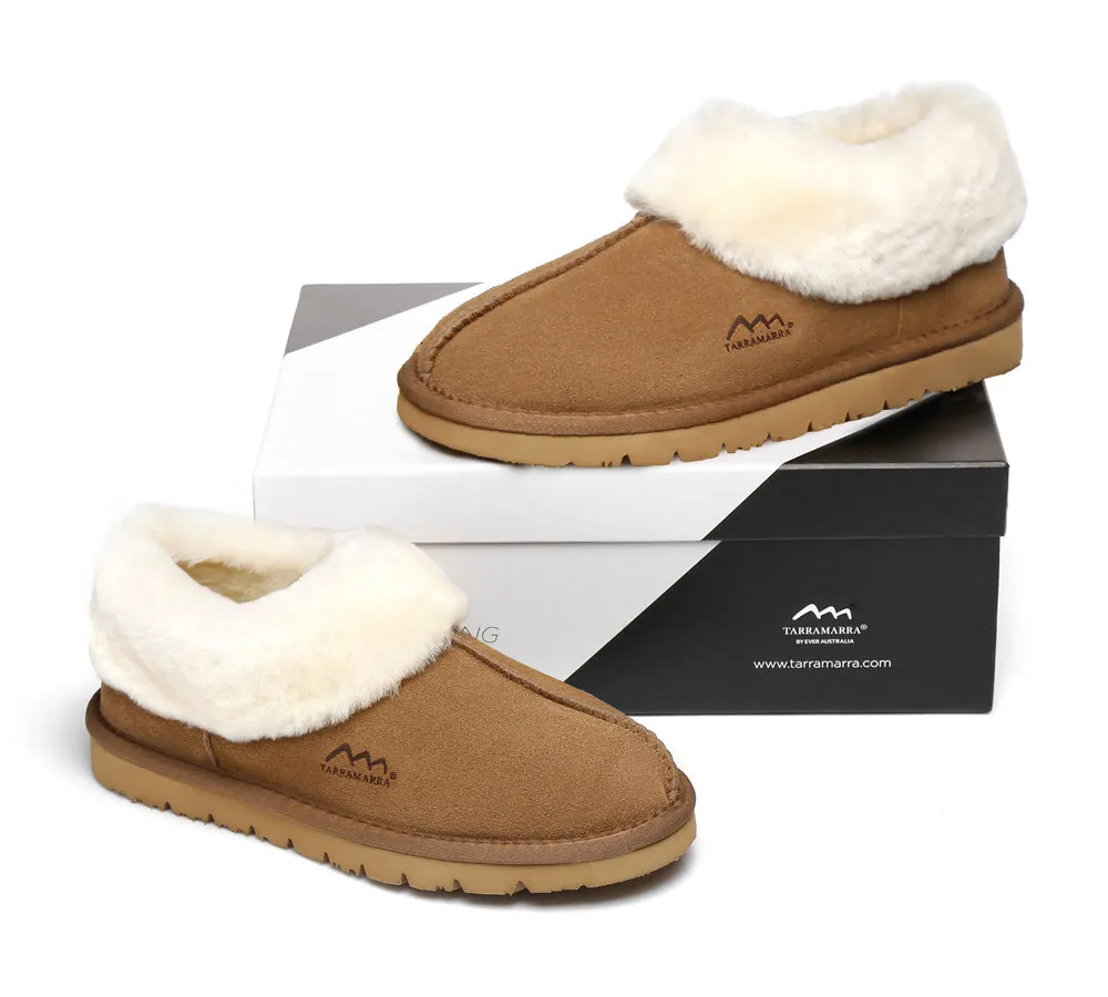 TARRAMARRA® UGG Premium Australian Sheepskin Wool Ankle Slippers Homey