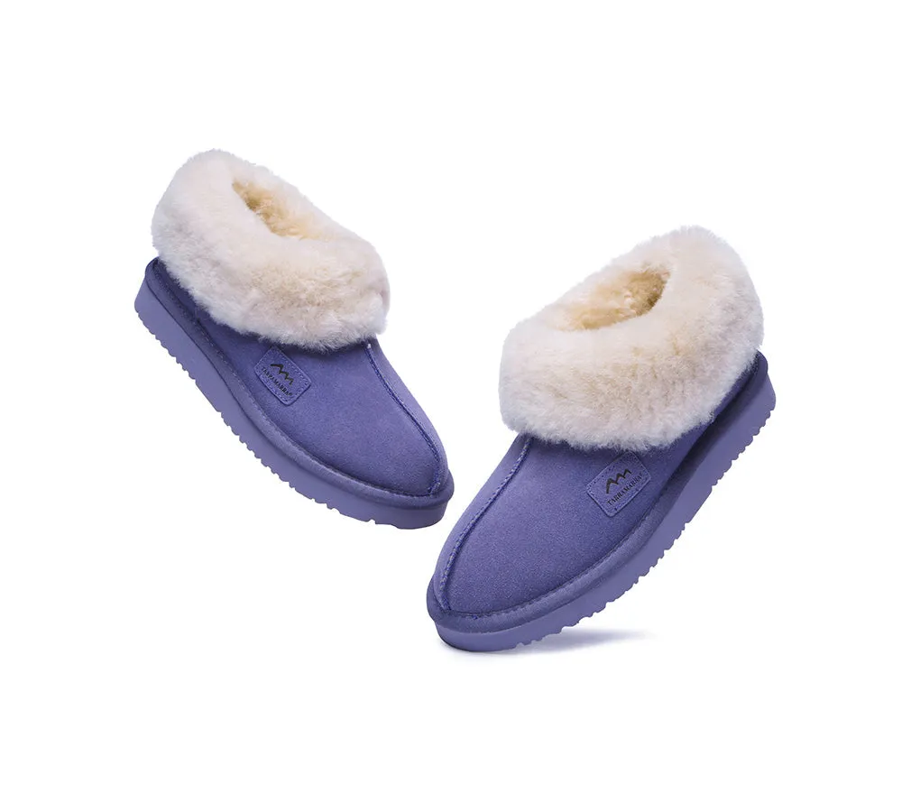 TARRAMARRA® UGG Premium Australian Sheepskin Wool Ankle Slippers Homey