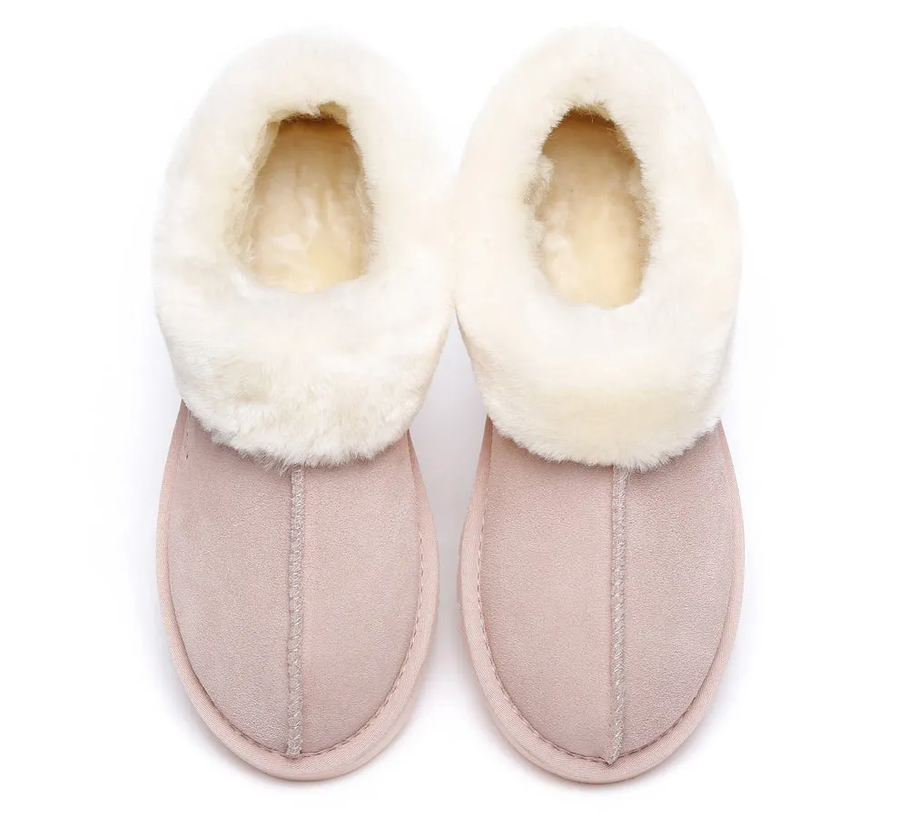 TARRAMARRA® UGG Premium Australian Sheepskin Wool Ankle Slippers Homey