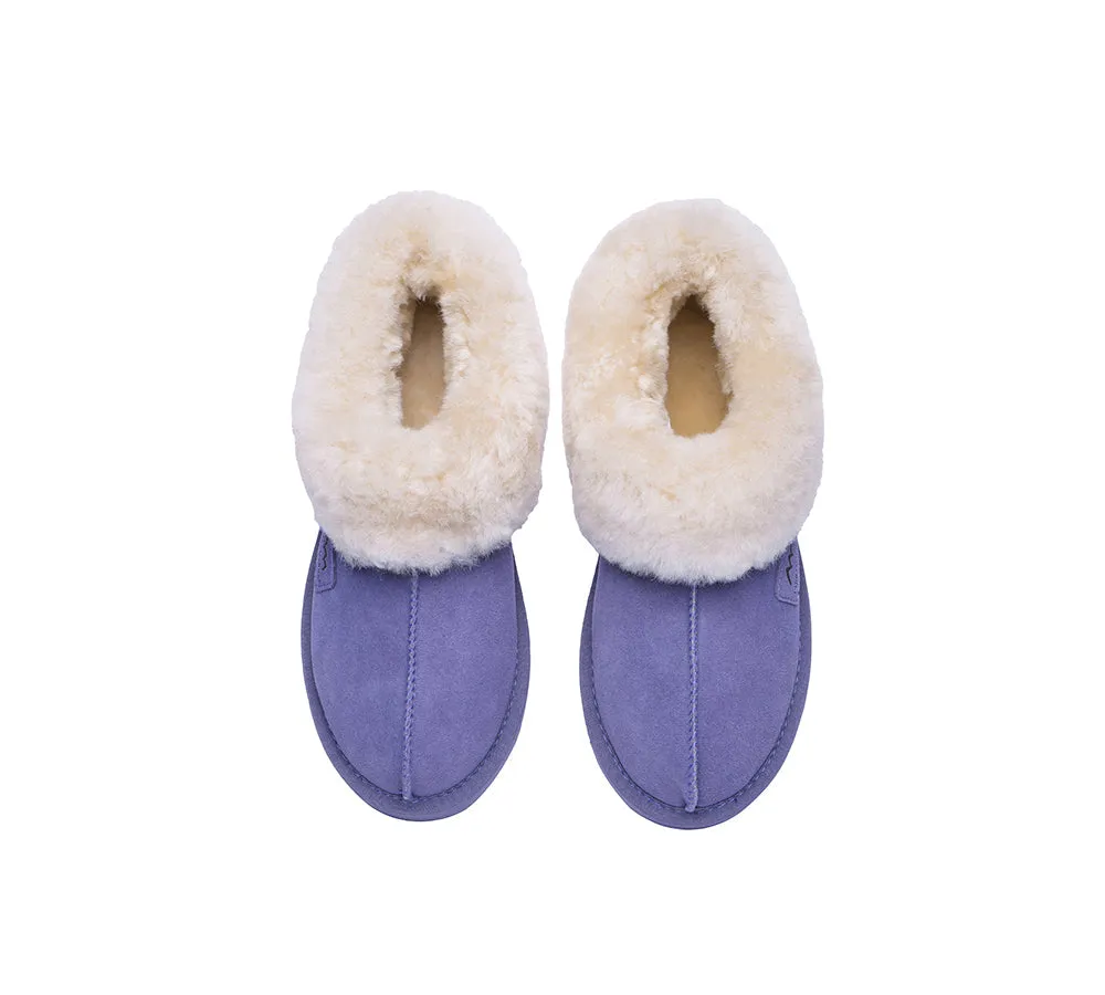 TARRAMARRA® UGG Premium Australian Sheepskin Wool Ankle Slippers Homey
