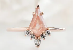 The Aster Ring with a .79ct Kite-Shaped Sunstone