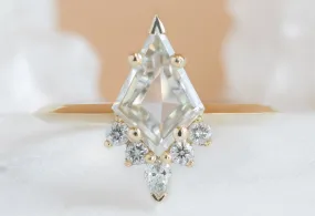 The Aster Ring with a .95ct Kite Shaped Lab Grown Diamond