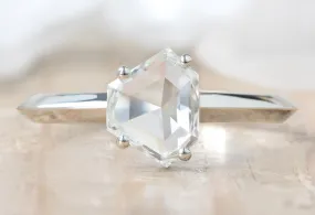 The Bryn Ring with a 1.15ct Geometric White Diamond