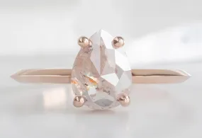 The Bryn Ring with a 1.47ct Rose-Cut Pink Diamond