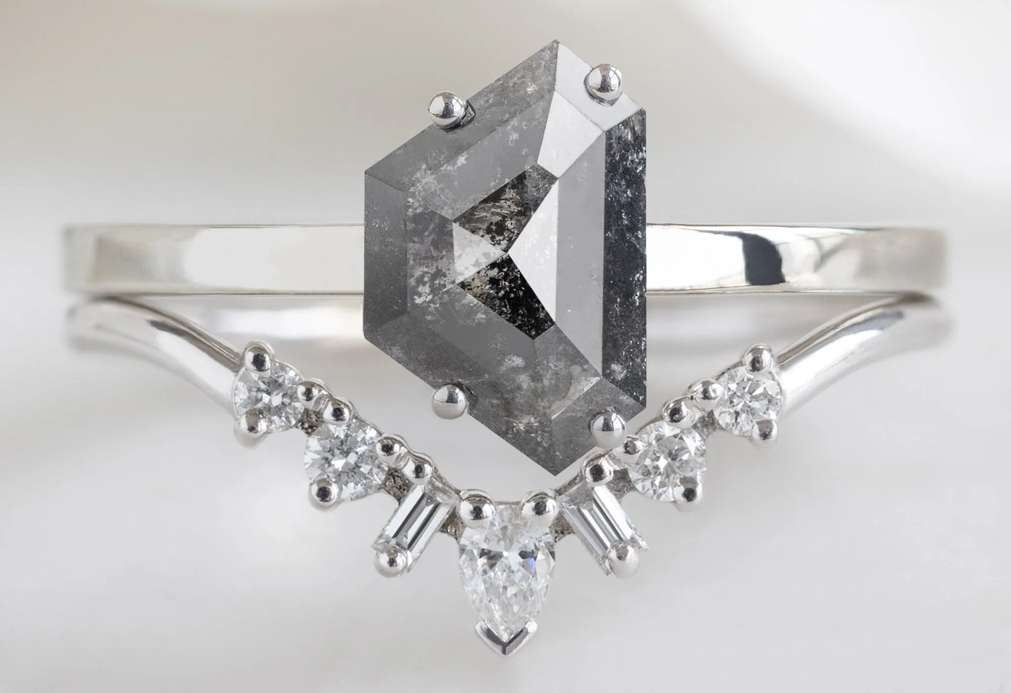 The Bryn Ring with a 1.66ct Geometric Black Diamond