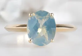 The Bryn Ring with a 2.04ct Oval-Cut Parti Sapphire