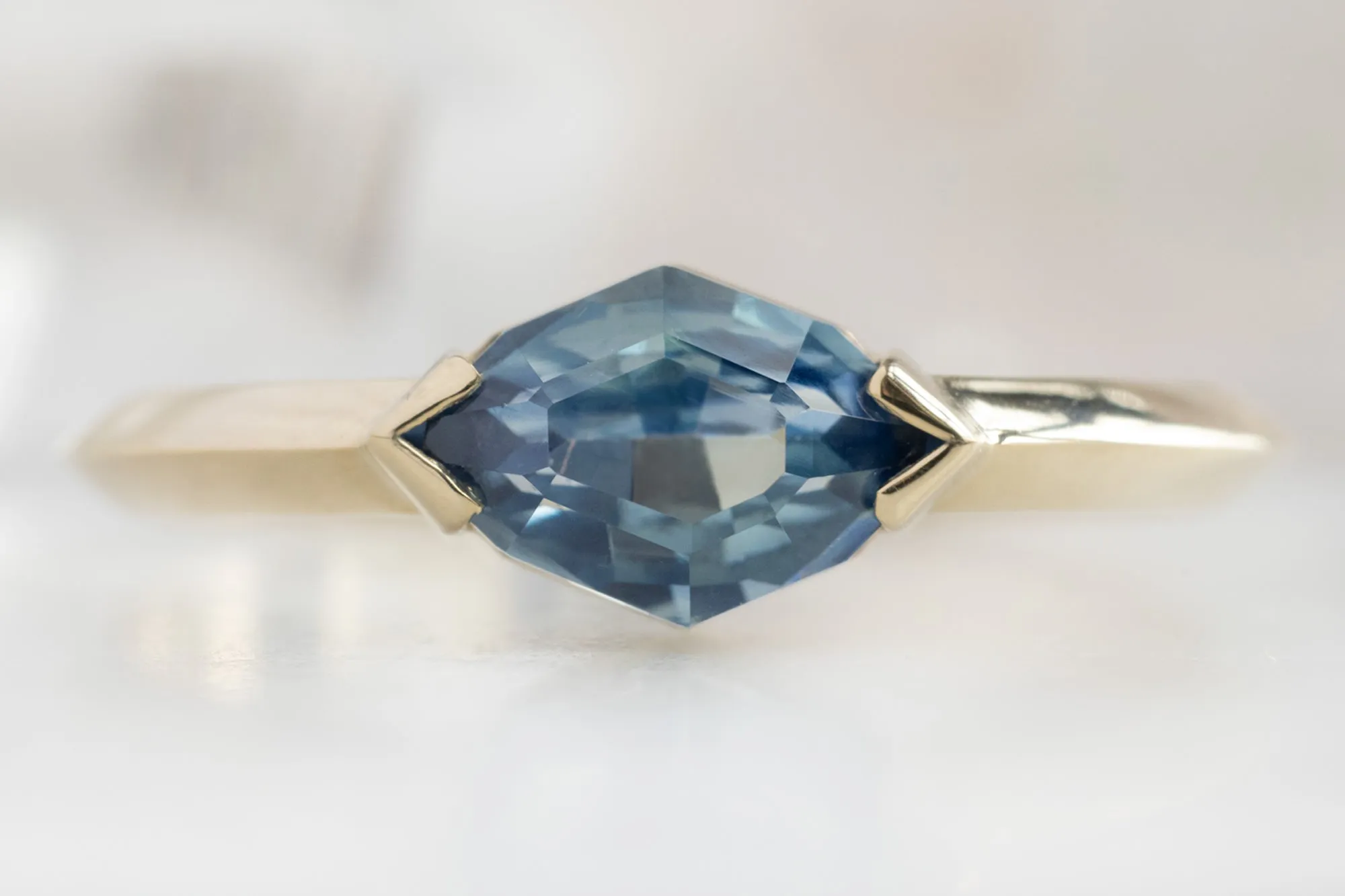 The Sage Ring with a 1.20ct Artisan-Cut Sapphire