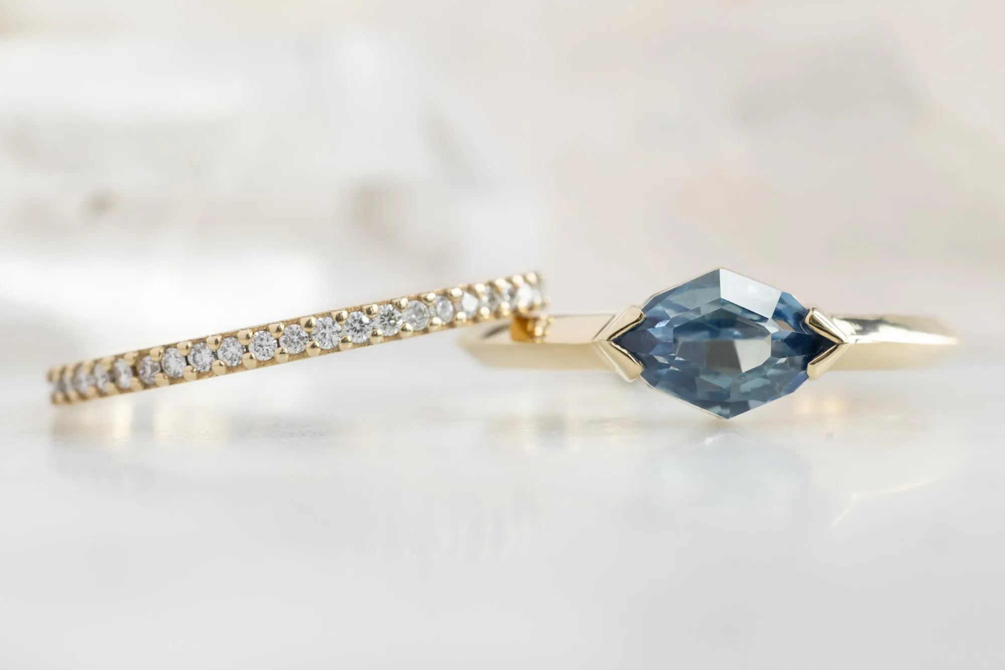The Sage Ring with a 1.20ct Artisan-Cut Sapphire