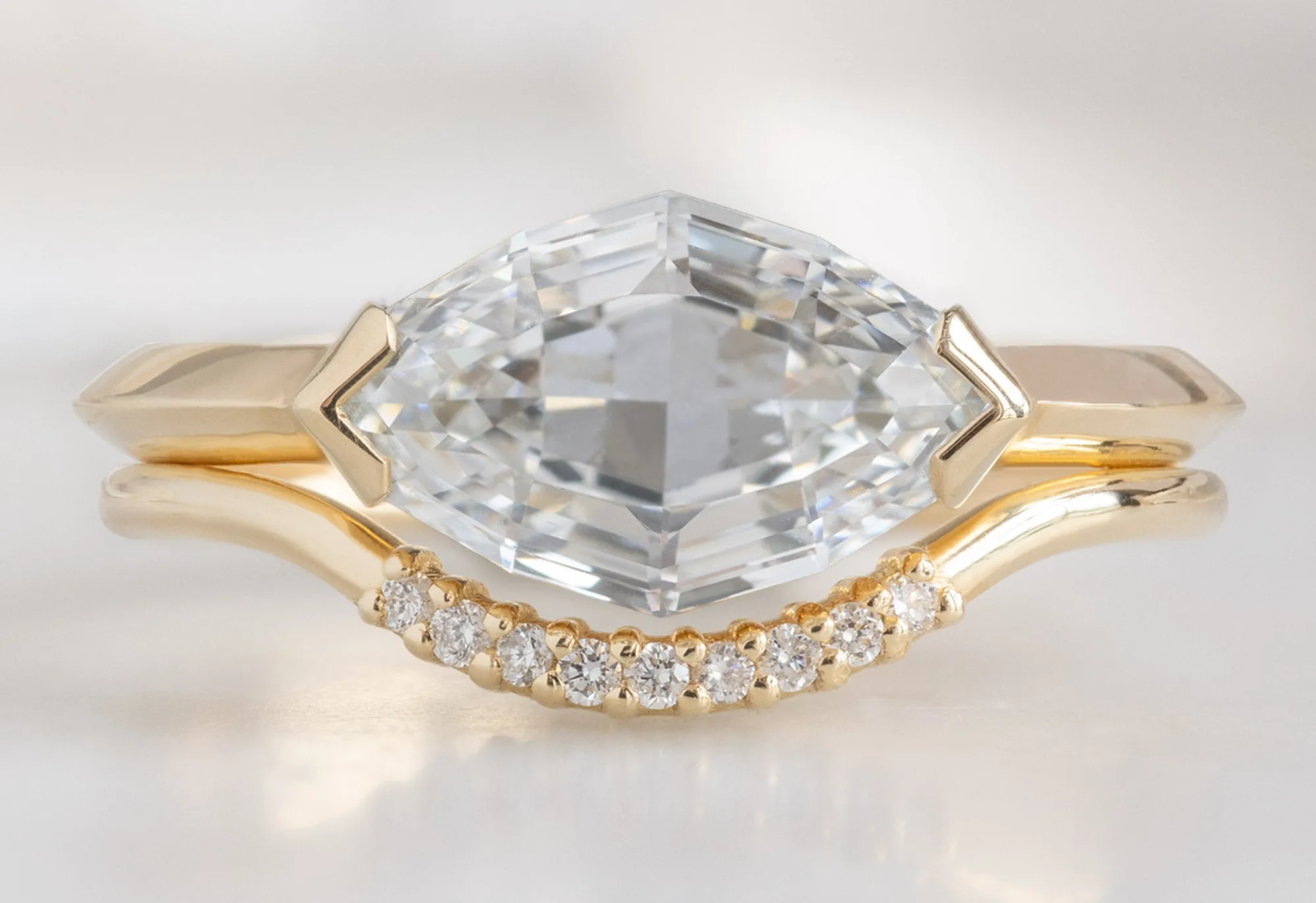 The Sage Ring with a 2.01ct Artisan-Cut Lab Grown Diamond