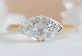 The Sage Ring with a 2.01ct Artisan-Cut Lab Grown Diamond