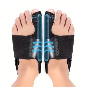 Toe Separator For Bunion Relief Adjustable Bunion Corrector Support Brace with Built-in Metal Plate for Men and Women 1 pair