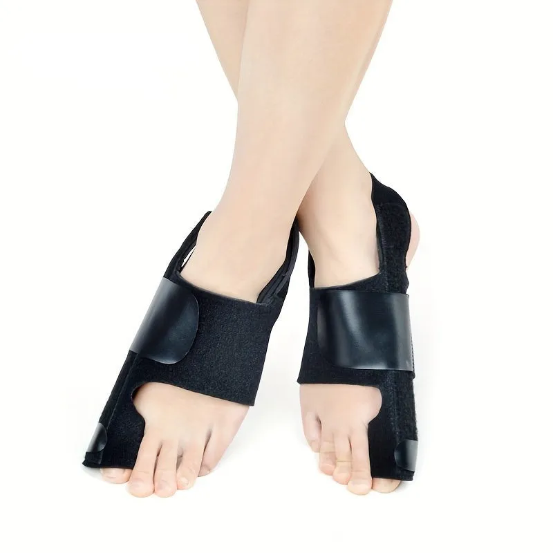 Toe Separator For Bunion Relief Adjustable Bunion Corrector Support Brace with Built-in Metal Plate for Men and Women 1 pair