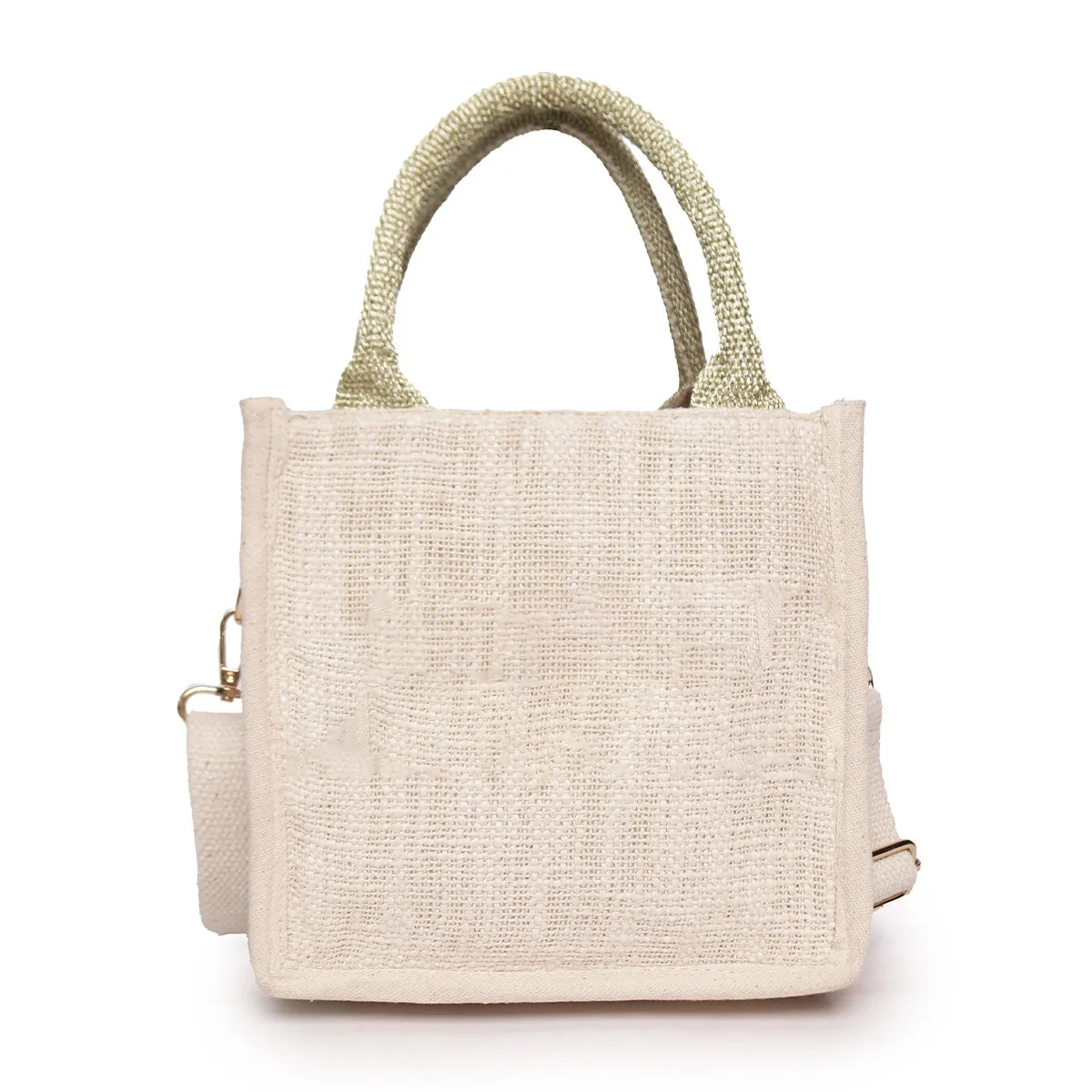 Towel Embroidery Cotton Slub Crossbody Poster Bag