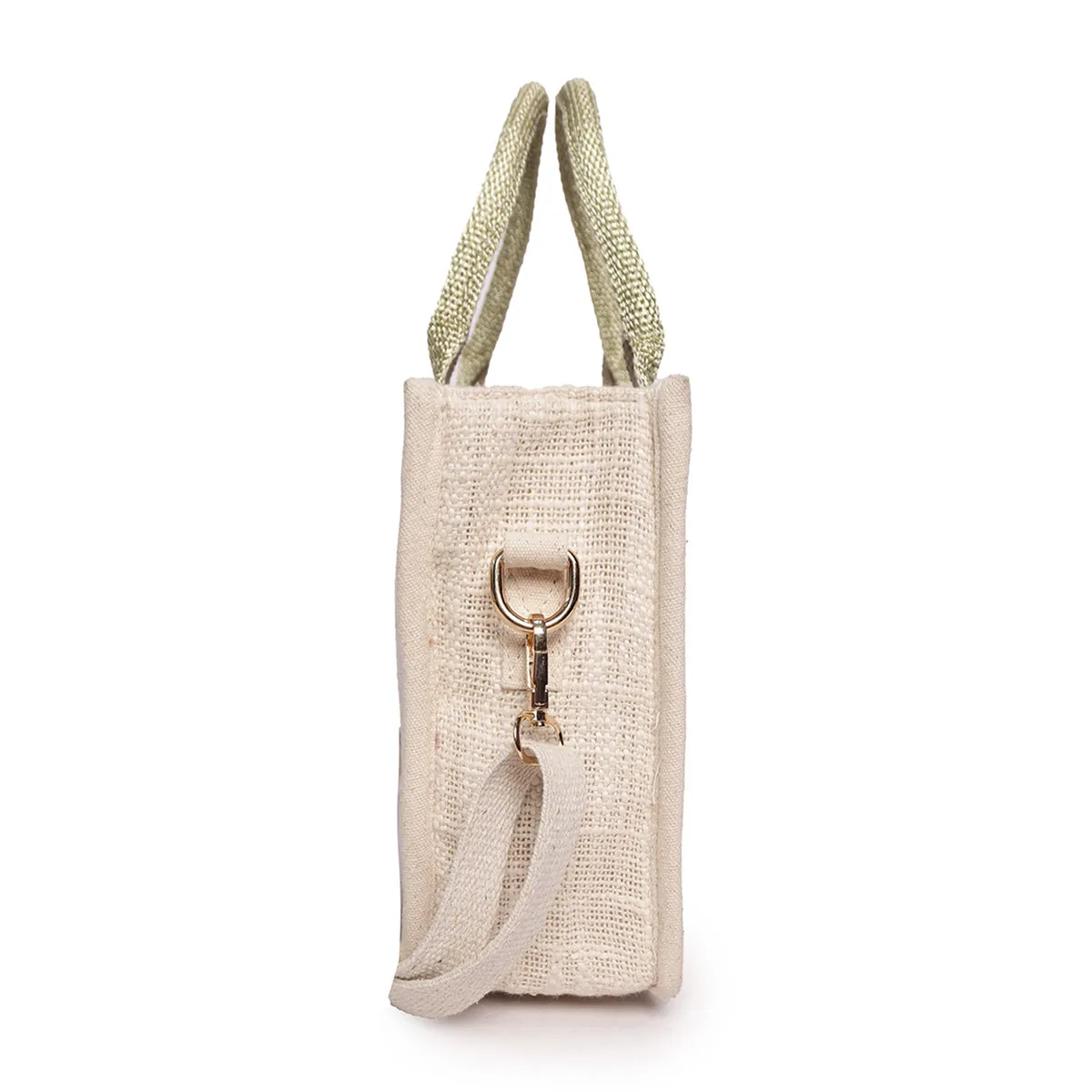 Towel Embroidery Cotton Slub Crossbody Poster Bag