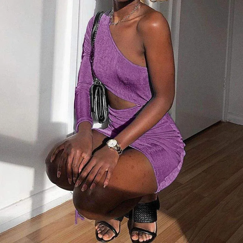 Zeta Cutaway Mini Dress