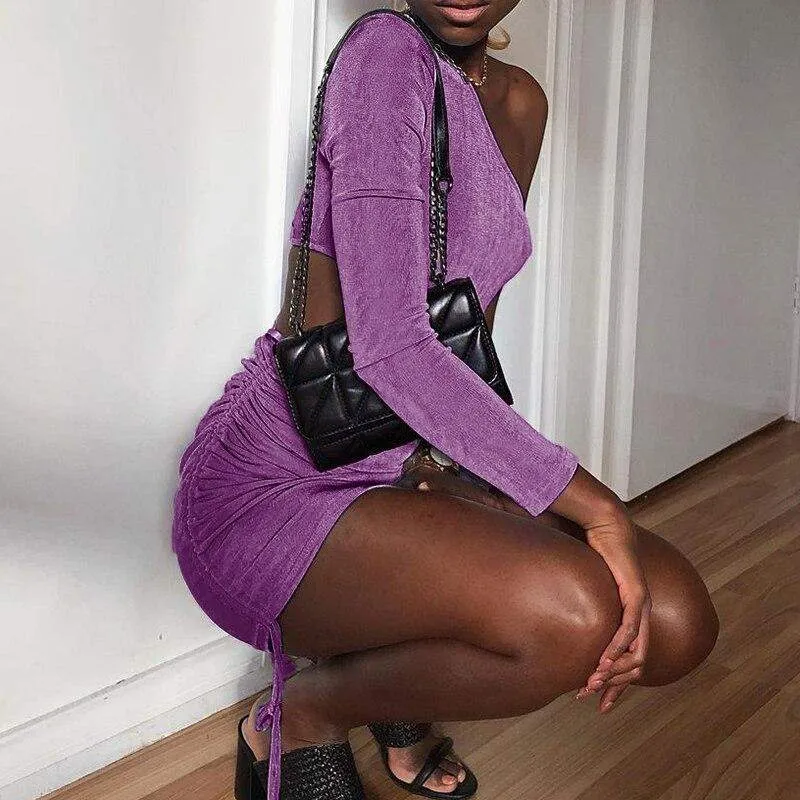 Zeta Cutaway Mini Dress
